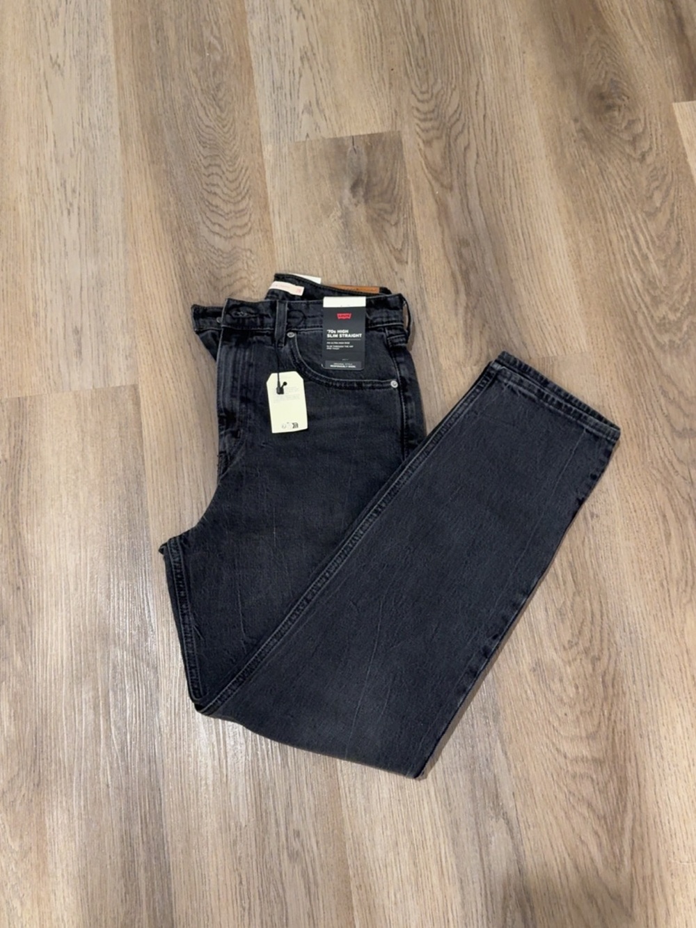 Levi’s 70s High Slim Straight Black Jeans